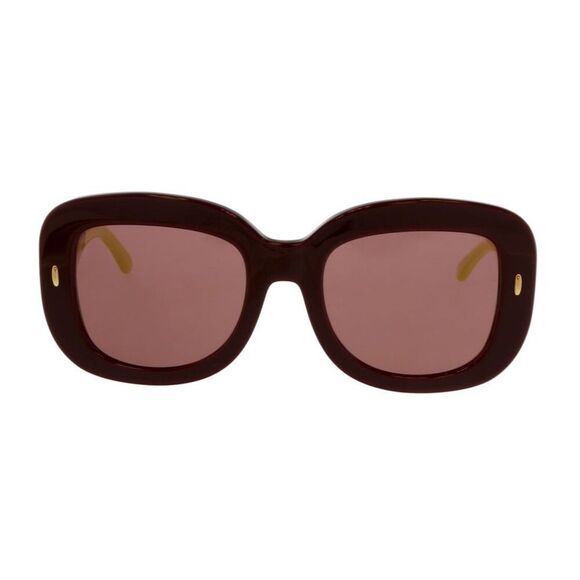 Tory Burch 0TY7170U 189275 Square Oxblood Brown Sunglasses - Picture 2 of 4